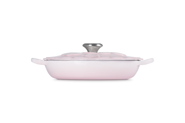 Cast Iron Petal Shallow Casserole