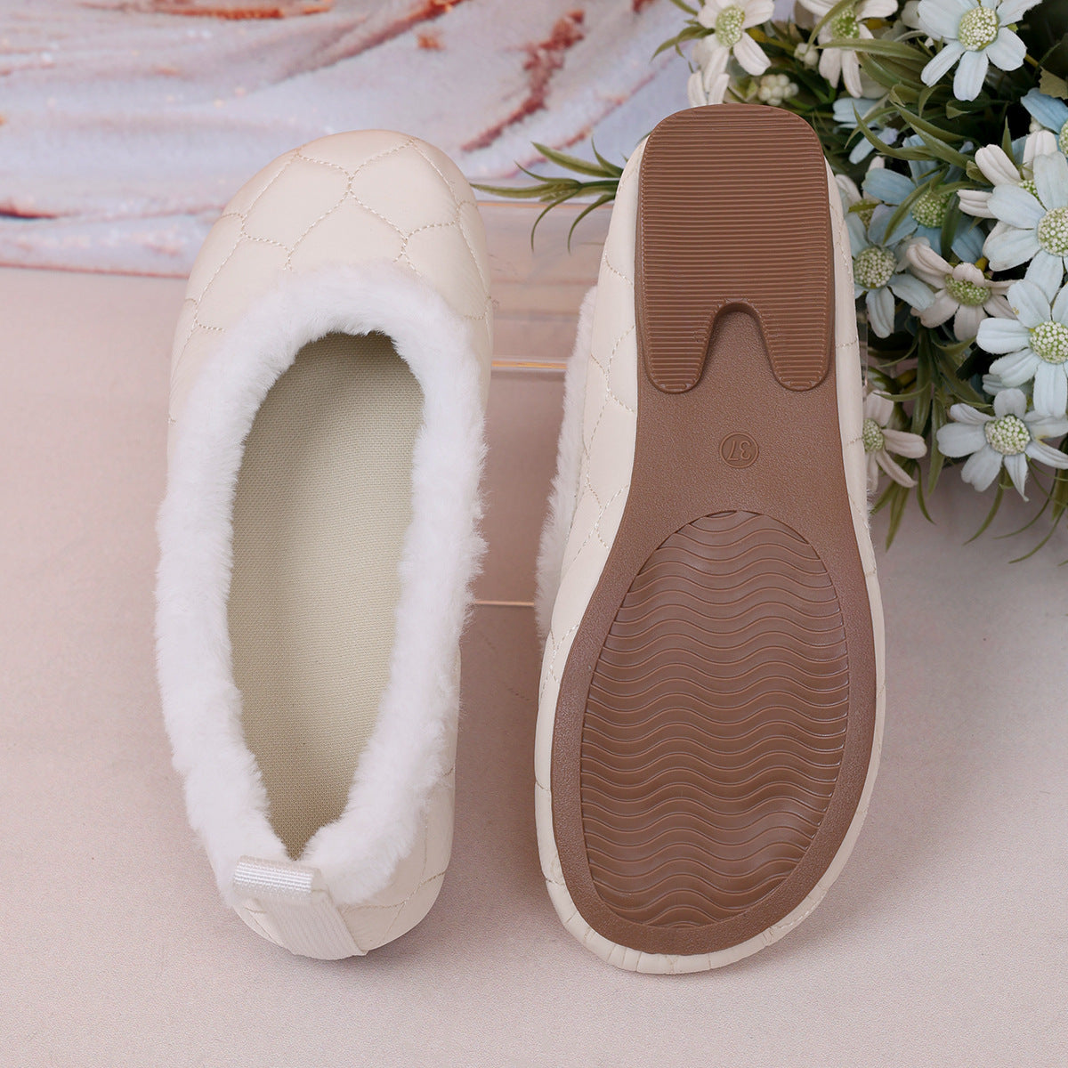 š„Last Day Promotion 50% OFF - Women's Fashion Soft Mary Jane Plush Flat Shoes