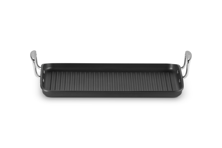 Toughened Non-Stick Ribbed Rectangular Grill