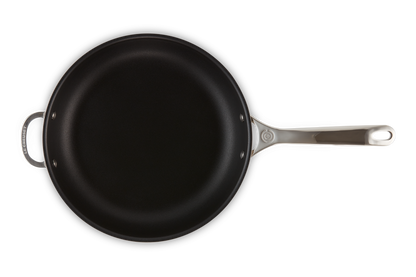 Signature Stainless Steel Non-stick Deep Frying Pan with Helper Handle