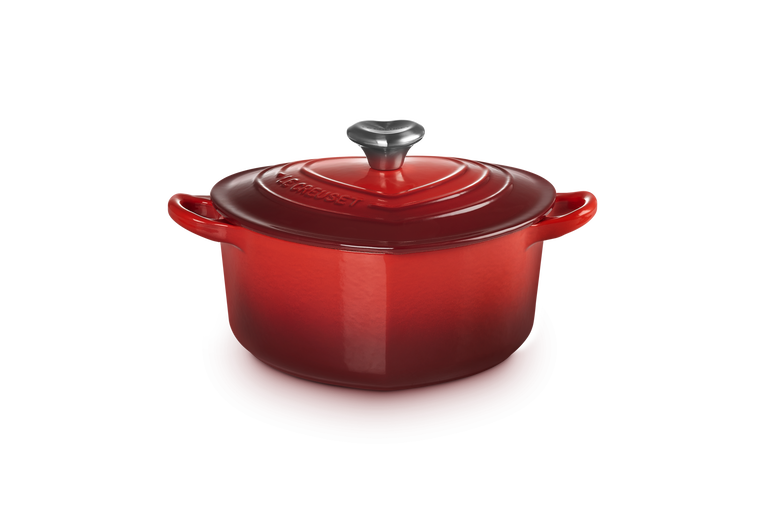 Cast Iron Heart Shaped Casserole with Heart Knob