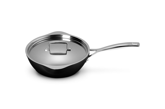 Toughened Non-Stick Chef's Pan with Pouring Spouts