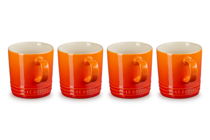 Stoneware Set of 4 Mugs