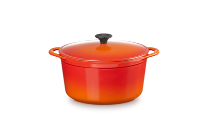 Cast Iron Cousances Round Casserole