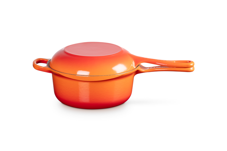 Cast Iron 2-in-1 Saucepan