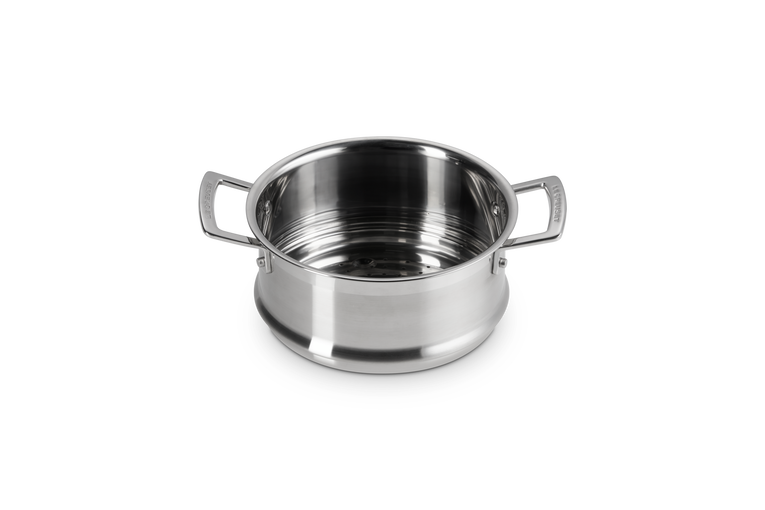 3-ply Stainless Steel Casserole with Steamer Set