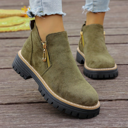 🔥Last Day Promotion 50% OFF - Women's Chunky Platform Ankle Boots