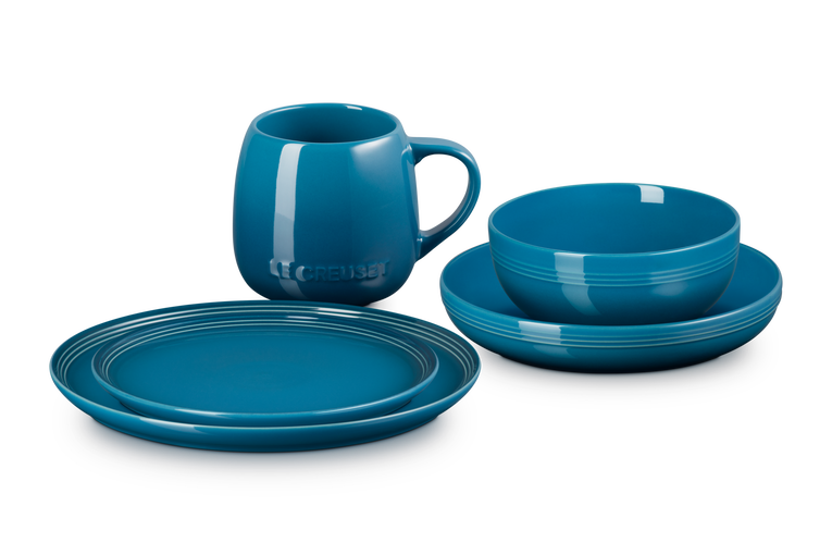 Stoneware Coupe 5-piece Dinnerware Set
