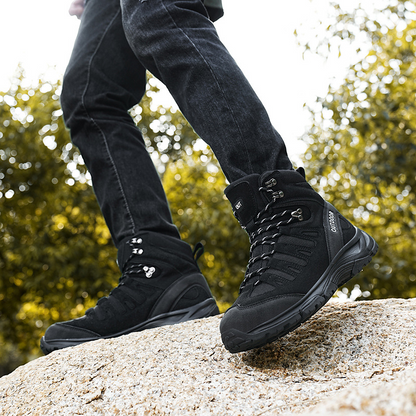 (⏰ Clearance Event 49% OFF) Men's High Top Wide Toe Arch Support Orthopedic Tactical Boots Comfortable Non-slip Durable Hiking Boots